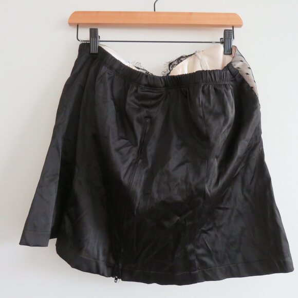 VINTAGE TORRID Y2K Black Lace Satin Bustier Top Goth Whimsigoth Fairy 2X - Picture 7 of 13